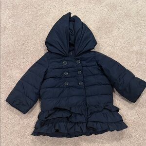 GAP Dark Blue Kids Puffer Coat with Hood